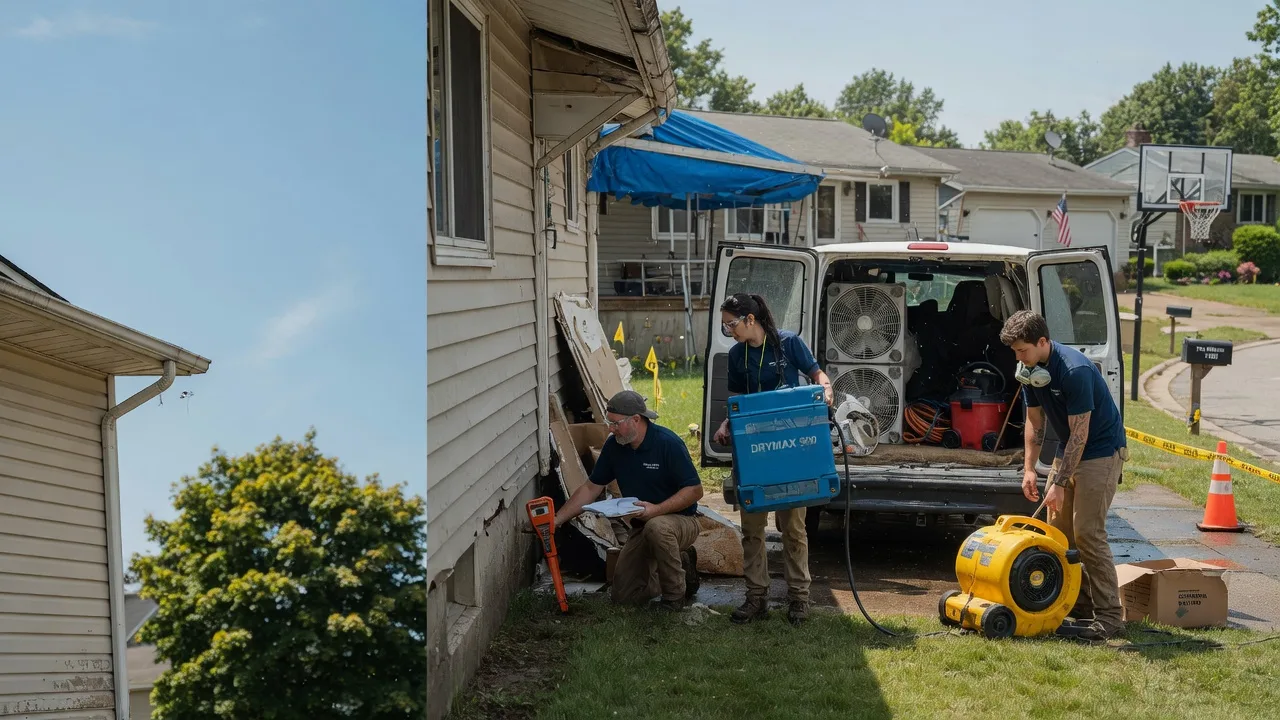 Ceiling Leak Cleanup in Holmen, WI near me