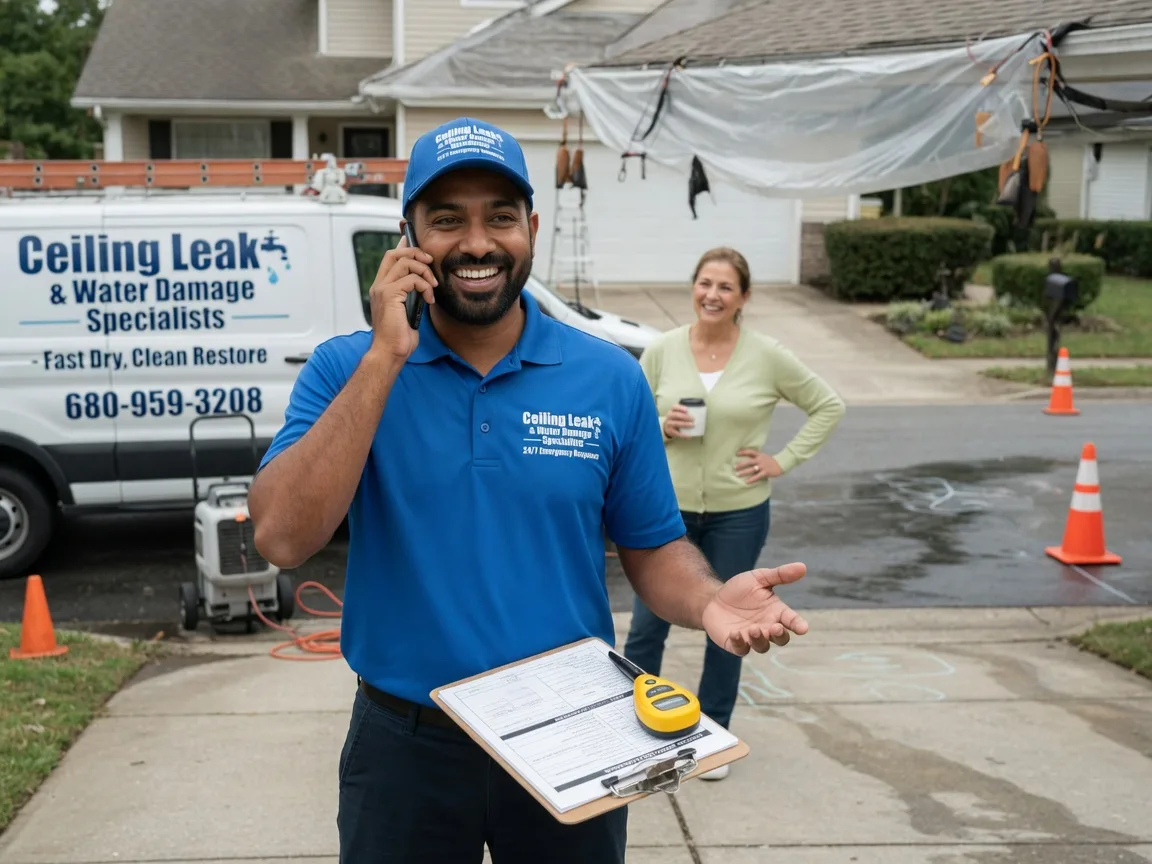 Ceiling Leak Cleanup Holmen, WI FAQs